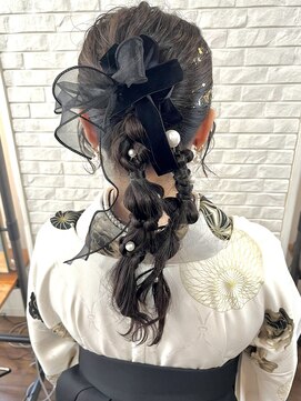 ザブックハンドサロン(The book hand salon) 袴×ヘアアレンジ