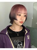 【心斎橋hen】ショートウルフのルーツカラー
