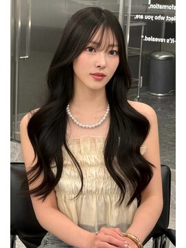 ランズ リアオオサカ(LANDS RiaOSAKA) くびれヘア レイヤーカット 【韓国ヘア 大阪 梅田】