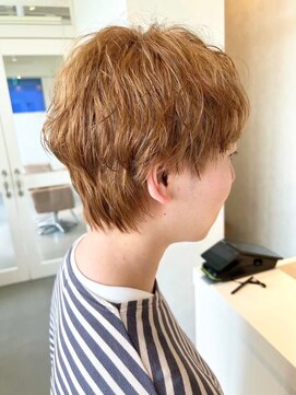 ラ シェンテ 宝塚(La Sente) パーマ風ショートボブ