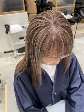 ステアケース 武蔵小杉店(stair:case) お白髪をカモフラージュ、白髪ぼかしハイライト