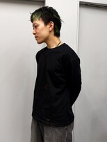 ヴァーディ オモテサンドウ(Vardy omotesando)&nbsp;point/スパイキー ネオングリーン 緑 メンズブリーチ