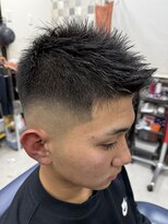 ヘアーサロン タムラ&nbsp;ソフモヒスキンフェードスタイル