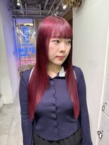 グロウ 渋谷西口(grow)&nbsp;【ワインレッド／ロングレイヤー】髪質改善