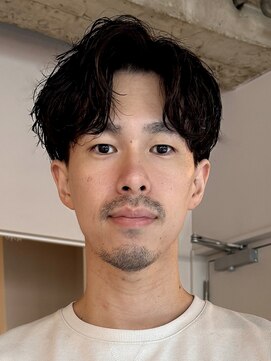 トッド(tod) メンズカット大人パーマニュアンスパーマ似合わせパーマ眉毛