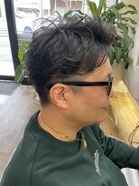 ヘアアンドメイク アリス(hair&make ALICE produce by COLT) メンズ ショート パーマ