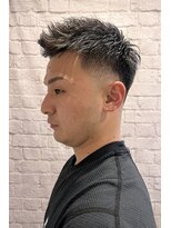 グレイスフルバーバー 赤坂見附店&nbsp;アップバングフェードスタイル