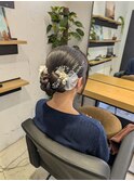卒業式ヘアセット【藤沢/アップスタイル/リボンカチモリ】