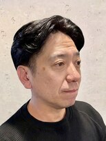 ワンワンオー バーバーショップ 長浜店(@110 BARBER SHOP)&nbsp;大人パートスタイル　メンズ/大人/パートスタイル
