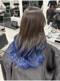 ブルーラベンダーグラデーションカラー