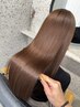 【髪質改善ストレート＆カラー】酸性ストレート+カラー ￥30500