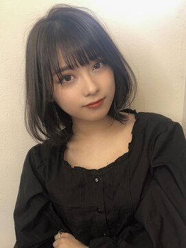 ヘアーフィックス リュウアジア 越谷店(hair fix RYU Asia) 暗髪アッシュグレージュ髪質改善カラーミディアムボブレイヤー