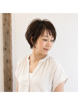 スープレックス ヘアーデザイン(SOUPREX HAIR DESIGN) ミセス美フォルム大人ショートボブ 20代 30代 40代 50代 60代