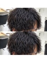 無造作な質感が人気メンズパーマ特化サロンだから作れる<ツイストスパイラルパーマ>（栄美容室MEN’S)