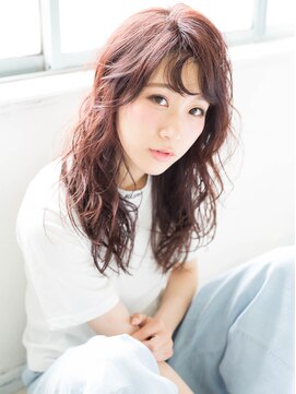 ウナカサ 箕面(unacasa) unacasa☆くしゃピンクウェーブ☆