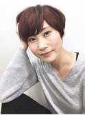 個性派Ａライン刈り上げショートボブ