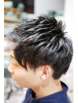 ラヴィーヘアーワークス(LAVIE hair works)&nbsp;2ブロック＋アップバングスタイル