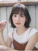 大人切りっぱなしボブ 3