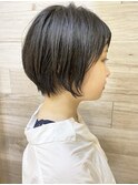 【morio】札幌ショート　大人かわいい黒髪ショート