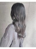 【Marl】グレージュカラー×波巻き
