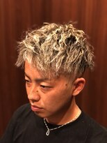 ヒロギンザ 田町店(HIRO GINZA)&nbsp;ホワイトメッシュ×スキンフェード