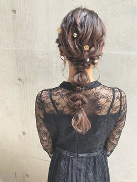 ディア(.eer) ロング // °* 編み込み × 編みおろし *°