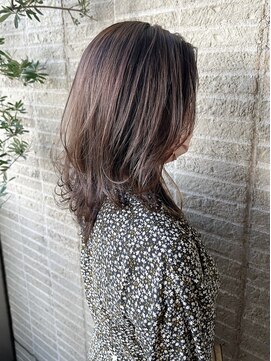 クイントネオリーブ 自由が丘正面口店(quint:neolive) くびれレイヤー×グレージュ