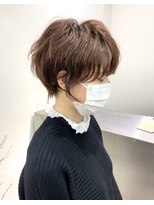 エルエスヘアー(LS HAIR) ラベンダーブラウンとショートパーマ　雰囲気変えられます☆