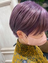 デコラ DECOR ピンクパープル×ショート