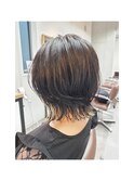 外はねボブ×インナーカラー