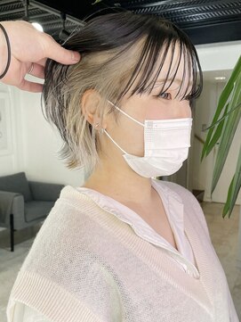 ロナ 岡崎竜美丘店(RONA) インナーホワイトブロンド