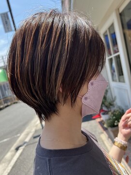 ヘアーエポック(hair epoque) 透明感♪髪質改善カラー小顔艶感前下がりショートレイヤー