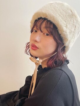 イコル(ikoru) パーマスタイル/ピンクベージュカラー/30代/代官山/中目黒