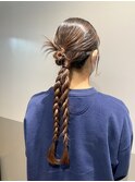 お呼ばれヘア