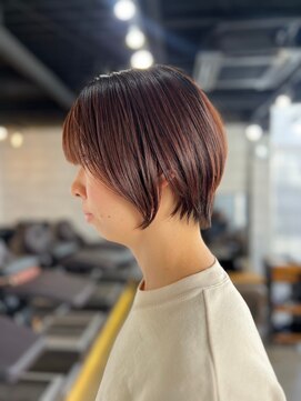 ソイクフ 四条大宮店(SOY-KUFU) 20代30代40代◎イメチェン似合わせカットレッドブラウンショート