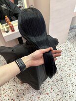 ボタン シブヤ(VOTAN SHIBUYA)&nbsp;韓国ヘア/ブルーブラック/艶感カラー/水素トリートメント