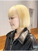 グレージュカラーレイヤーロング美髪ホワイトピンク_ba491491