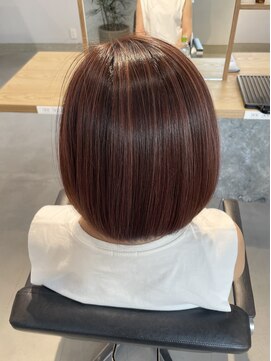 リブ(LIV) 白髪ぼかしハイライト/コントラストハイライト/ピンクベージュ