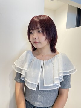 ディーン 栄店(DEAN) DEAN【パープルカラー】ダブルカラーインナーカラーケアブリーチ