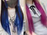 【インナーカラーエクステ￥4990】原色カラー&ハイトーンも豊富