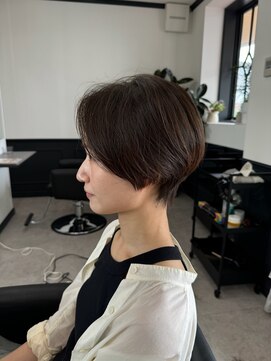 ログ(LOG) 愛されショート透明感カラー大人可愛い20代30代40代