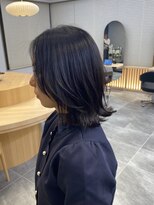 顔周りレイヤーの外ハネボブ　　大関陽介