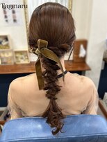 タグマル&nbsp;結婚式おすすめ！タイトな編み下ろしスタイル☆