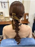 結婚式おすすめ!タイトな編み下ろしスタイル☆