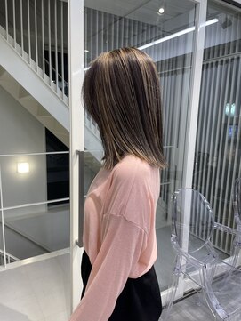 ウル 表参道(HOULe) ハイライト髪質改善ボブ顔まわりレイヤー20代30代40代[表参道]