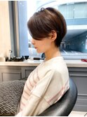 柏で１番綺麗な髪質改善ミニウルフダブルカラーショートボブ