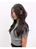 ナチュラルレイヤー×ダークグレージュ