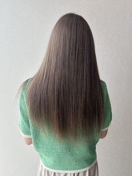 ラフ バイ マグ 南松本(R.A.F. by Mag) ミルクティーグレージュカラーイルミナカラーブリーチなしカラー