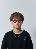 マッシュ×メタリックシルバー