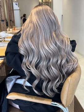 ラグーン(LAGOON) ホワイトミルクティーベージュ/バレイヤージュ/ケアブリーチ